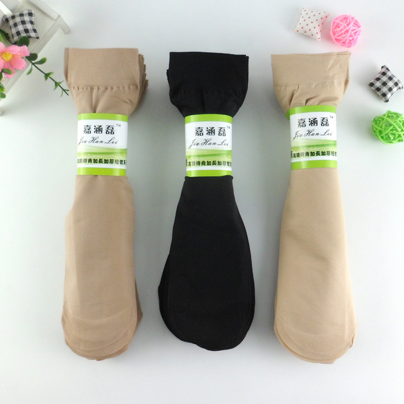1110 Factory Direct Sales Summer Women's Short Stockings Milk Silk Reinforcement Steel Wire Stocking One Piece Dropshipping
