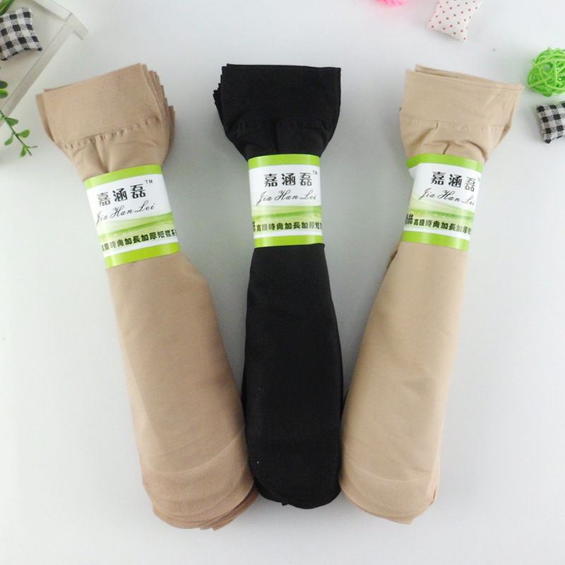 1110 Factory Direct Sales Summer Women's Short Stockings Milk Silk Reinforcement Steel Wire Stocking One Piece Dropshipping