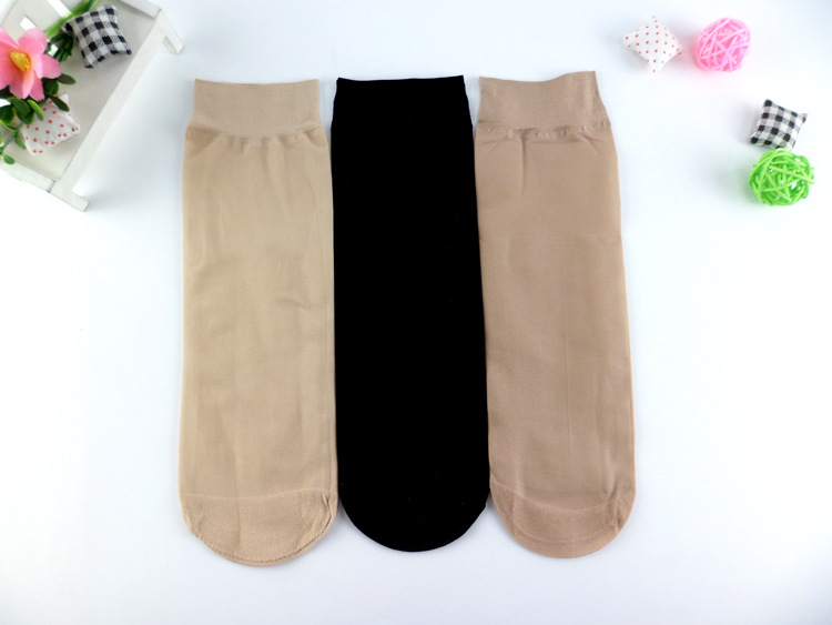 1110 Factory Direct Sales Summer Women's Short Stockings Milk Silk Reinforcement Steel Wire Stocking One Piece Dropshipping
