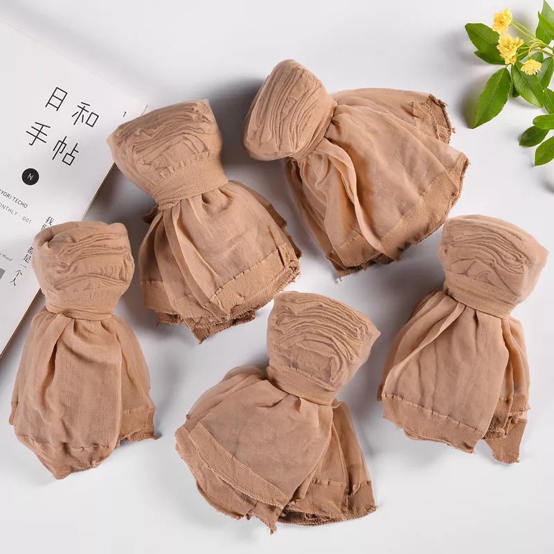 Crystal Silk Thin Socks Female Stocking Whole Spring and Summer Thin and Silky Invisible 5D NonSnagging Short Stockings