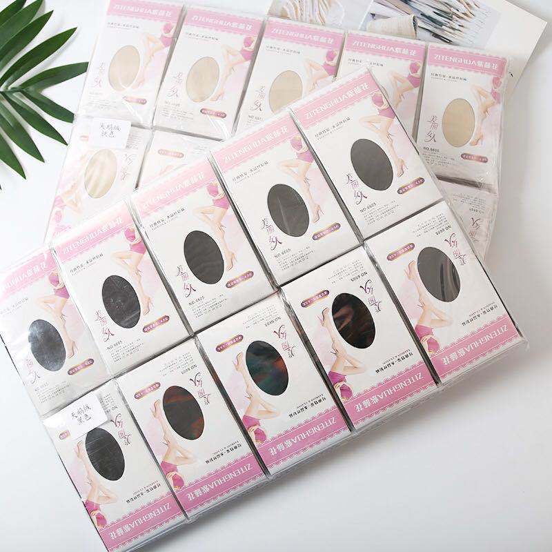 Independent Packaging Female Stocking Factory Wholesale Crystal Silk Women&#039;s Stockings Foot Bath Socks Clothing Shoes Taobao Gifts