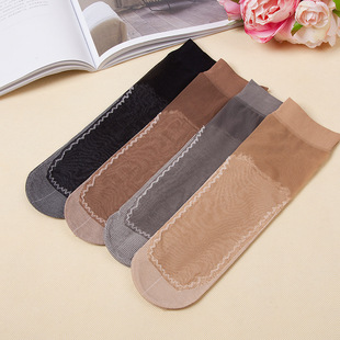 Spring and Summer Steel Wire Socks for Women Short Stockings Anti-Hook Silk Pair Socks Female Stocking Factory Wholesale