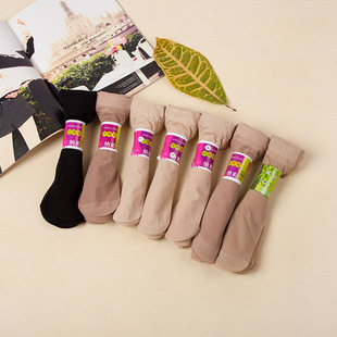 Spring and Summer Steel Wire Socks for Women Short Stockings Anti-Hook Silk Pair Socks Female Stocking Factory Wholesale