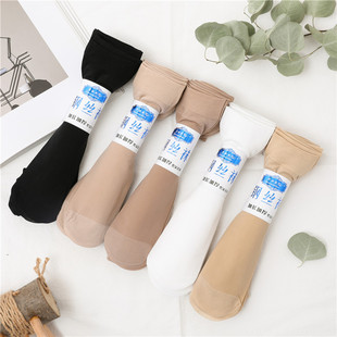 Spring and Summer Steel Wire Socks for Women Short Stockings Anti-Hook Silk Pair Socks Female Stocking Factory Wholesale