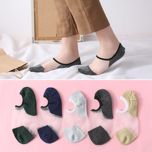 Spring and Summer Steel Wire Socks for Women Short Stockings Anti-Hook Silk Pair Socks Female Stocking Factory Wholesale