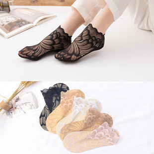 Spring and Summer Steel Wire Socks for Women Short Stockings Anti-Hook Silk Pair Socks Female Stocking Factory Wholesale