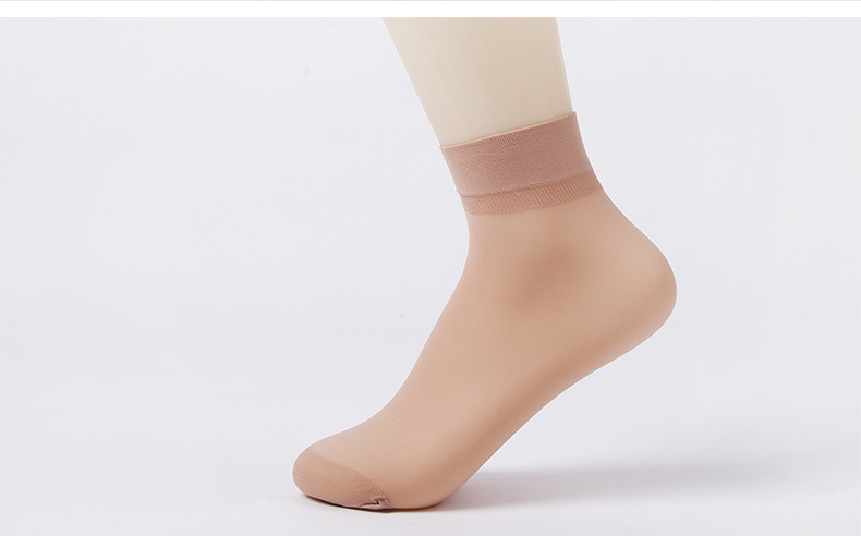 Spring and Summer Steel Wire Socks for Women Short Stockings Anti-Hook Silk Pair Socks Female Stocking Factory Wholesale