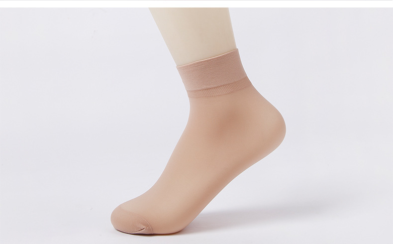 Spring and Summer Steel Wire Socks for Women Short Stockings Anti-Hook Silk Pair Socks Female Stocking Factory Wholesale