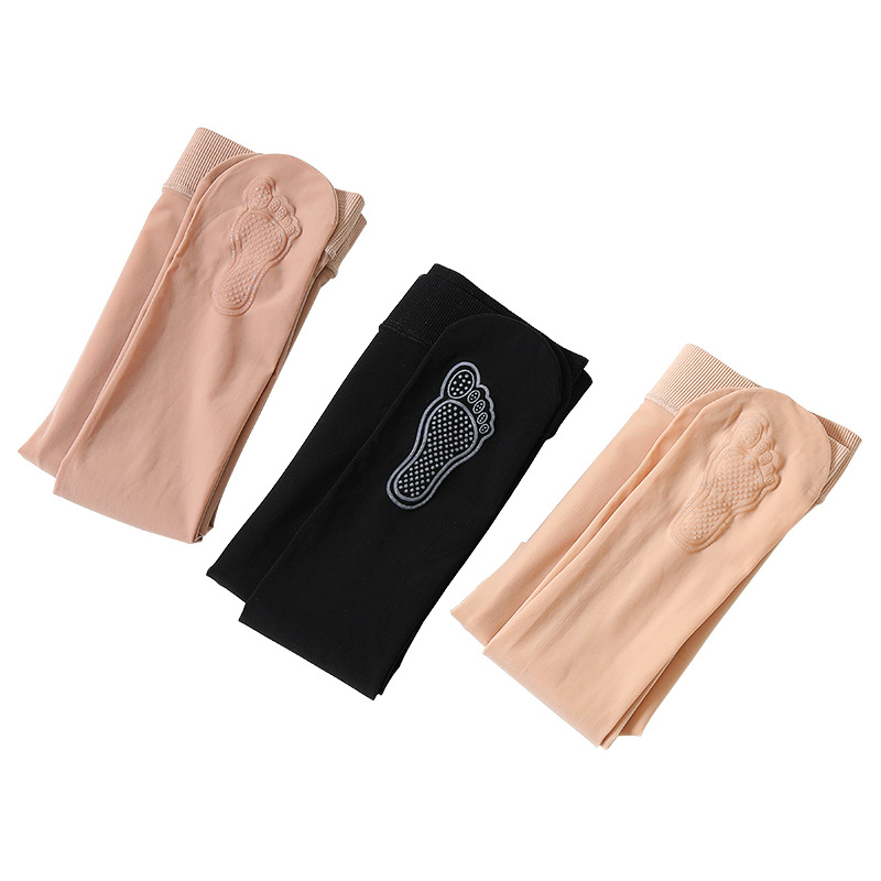 S277 Silk Stockings Women&#039;s Thin Steel Wire Stocking Sole Silicone Non-Slip Pantyhose Women&#039;s Spring and Autumn Stockings