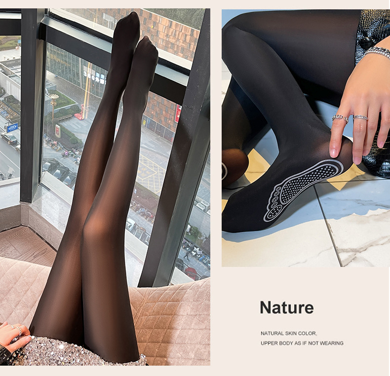 S277 Silk Stockings Women's Thin Steel Wire Stocking Sole Silicone Non-Slip Pantyhose Women's Spring and Autumn Stockings S277 Silk Stockings Women's Thin Steel Wire Stocking Sole Silicone Non-Slip Pantyhose Women's Spring and Autumn Stockings