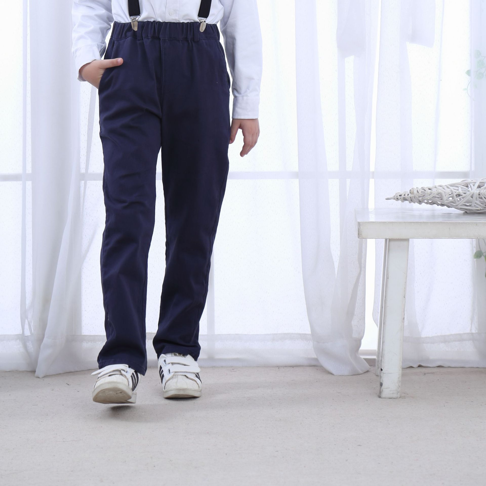New Boys' FleeceLined Pants Children's Elastic Children and Teens Pants Korean Warm Casual Pants Children's Clothing New Boys' FleeceLined Pants Children's Elastic Children and Teens Pants Korean Warm Casual Pants Children's Clothing