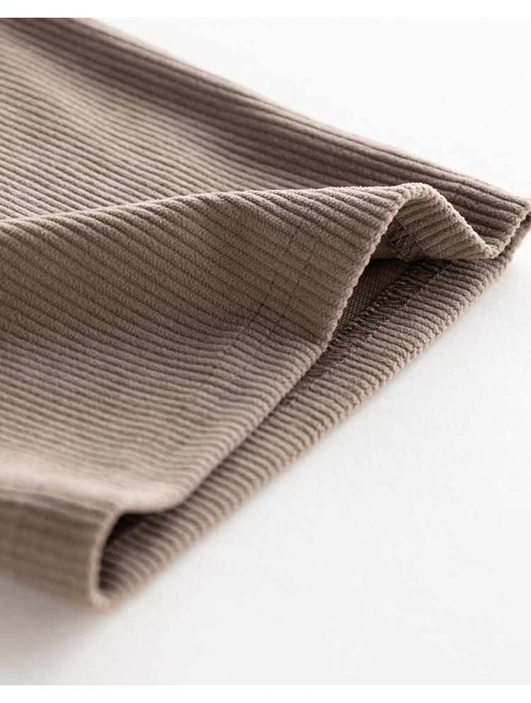 Corduroy Wide-Leg Pants Women's Korean-Style Slimming Casual Pants High Waist Drape Autumn and Winter Straight Pants Small Trousers Corduroy Wide-Leg Pants Women's Korean-Style Slimming Casual Pants High Waist Drape Autumn and Winter Straight Pants Small Trousers