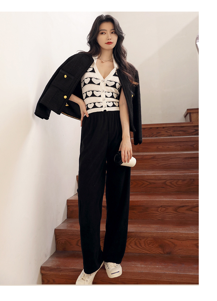 Corduroy Wide-Leg Pants Women's Korean-Style Slimming Casual Pants High Waist Drape Autumn and Winter Straight Pants Small Trousers Corduroy Wide-Leg Pants Women's Korean-Style Slimming Casual Pants High Waist Drape Autumn and Winter Straight Pants Small Trousers