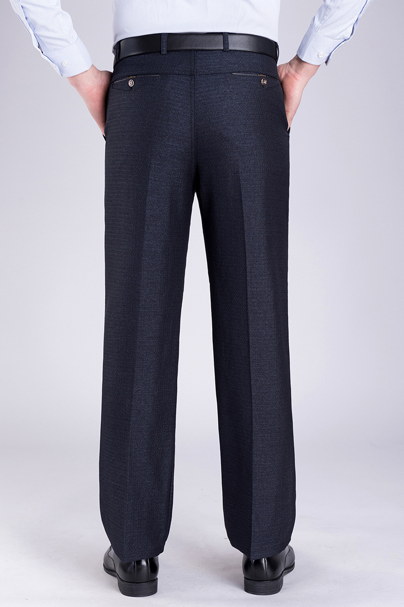 Autumn and Winter Middle-Aged and Elderly Men's Pants Casual Pants Fleece-Lined Thickened Middle-Aged Men's Suit Pants Loose Trousers for the Elderly Daddy Pants Autumn and Winter Middle-Aged and Elderly Men's Pants Casual Pants Fleece-Lined Thickened Middle-Aged Men's Suit Pants Loose Trousers for the Elderly Daddy Pants