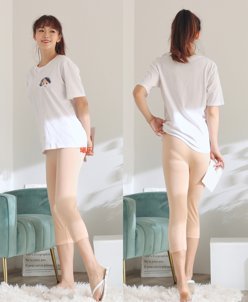 Cropped Pants Women's Summer Thin Slim Casual Pants Mother's Middle Pants Women's High Waist Cropped Pants Oversized Leggings Women's Cropped Pants Women's Summer Thin Slim Casual Pants Mother's Middle Pants Women's High Waist Cropped Pants Oversized Leggings Women's
