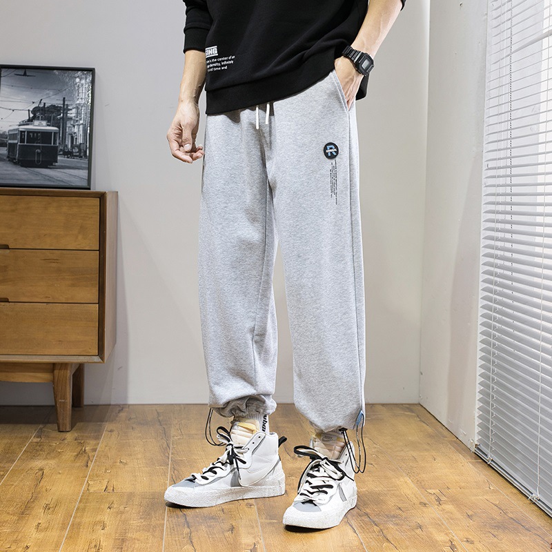 Sweatpants Men&#039;s Track Pants Autumn Basketball Shorts Spring and Autumn Trends Fashion Loose Casual Pants Boys Ankle Banded Pants
