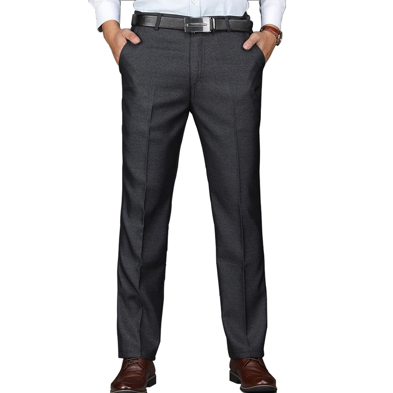 Middle-Aged Men&#039;s Pants Casual Pants Men&#039;s Spring and Fall Thick Section Men&#039;s Pants Middle-Aged and Elderly Loose Trousers High Waist Dad Pants