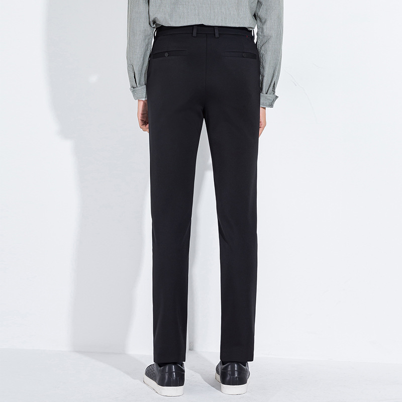 61 Business Casual Pants Men&#039;s 20 Autumn and Winter New Slim Fit All-Matching Straight Trousers Middle-Aged High Waist Autumn Casual Pants