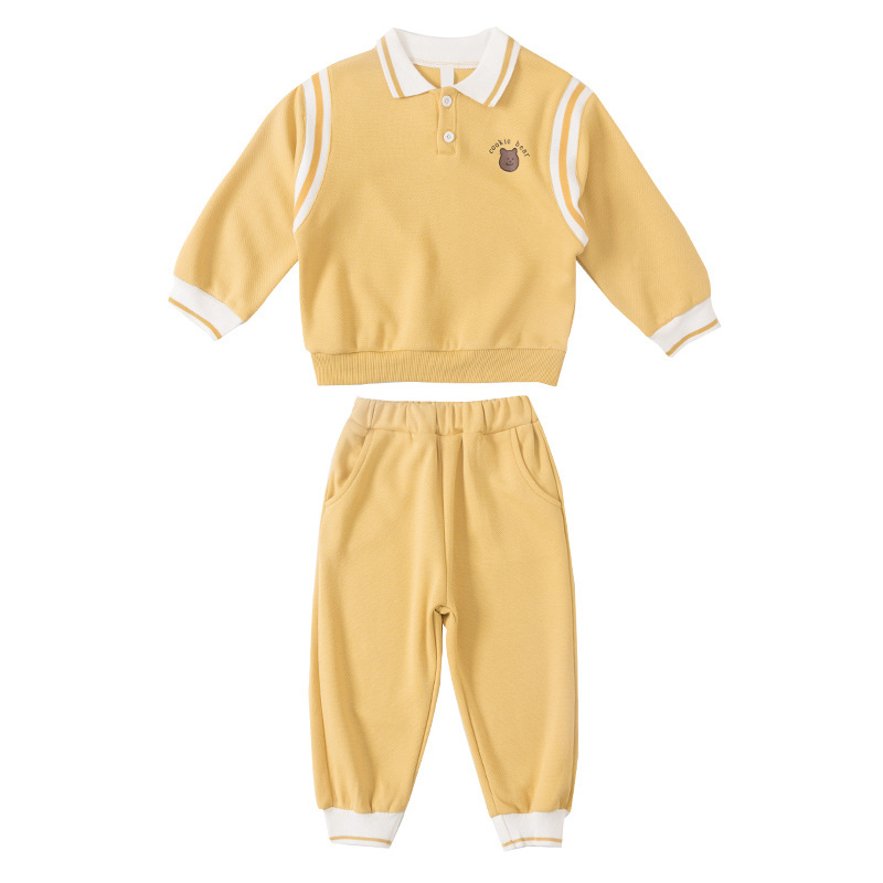 Girls&#039; Autumn Internet Hot Suit 2021 New Children&#039;s Autumn Clothing Sports Casual Pants Baby Girl Sweatshirt Two-Piece Suit Fashion