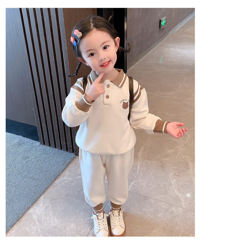 Girls' Autumn Internet Hot Suit 2021 New Children's Autumn Clothing Sports Casual Pants Baby Girl Sweatshirt Two-Piece Suit Fashion Girls' Autumn Internet Hot Suit 2021 New Children's Autumn Clothing Sports Casual Pants Baby Girl Sweatshirt Two-Piece Suit Fashion