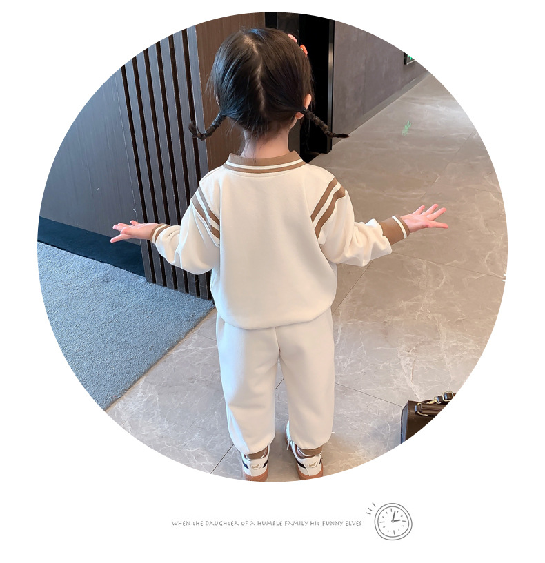 Girls' Autumn Internet Hot Suit 2021 New Children's Autumn Clothing Sports Casual Pants Baby Girl Sweatshirt Two-Piece Suit Fashion Girls' Autumn Internet Hot Suit 2021 New Children's Autumn Clothing Sports Casual Pants Baby Girl Sweatshirt Two-Piece Suit Fashion