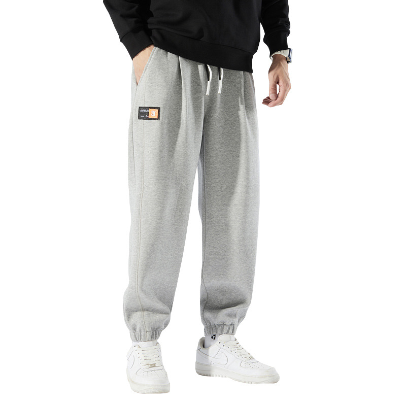 Casual Pants Men&#039;s 2022 Men&#039;s Sweatpants Spring New Versatile Ankle-Length Sports Pants Large Size Loose Ankle-Tied Harem Pants