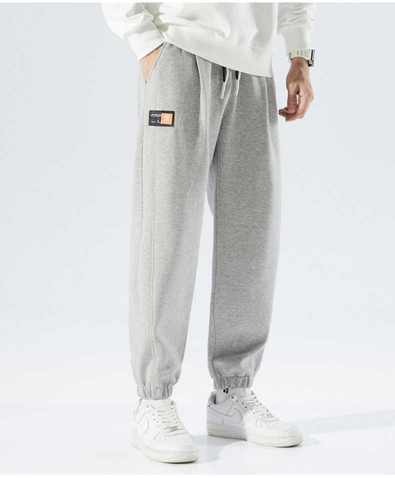 Casual Pants Men's 2022 Men's Sweatpants Spring New Versatile Ankle-Length Sports Pants Large Size Loose Ankle-Tied Harem Pants Casual Pants Men's 2022 Men's Sweatpants Spring New Versatile Ankle-Length Sports Pants Large Size Loose Ankle-Tied Harem Pants