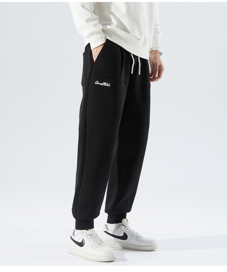 Casual Pants Men's 2022 Men's Sweatpants Spring New Versatile Ankle-Length Sports Pants Large Size Loose Ankle-Tied Harem Pants Casual Pants Men's 2022 Men's Sweatpants Spring New Versatile Ankle-Length Sports Pants Large Size Loose Ankle-Tied Harem Pants