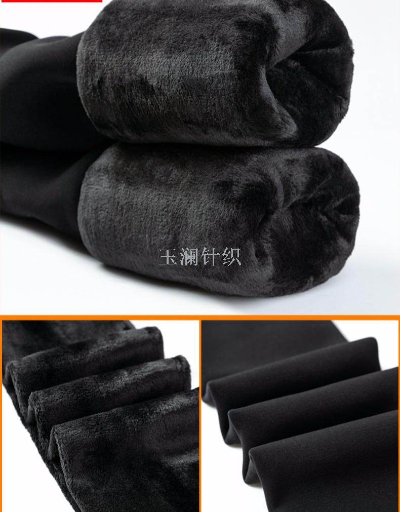 Fleece thickened leggings women wear extra-thick cotton-padded trousers women winter warm pants extra thick long high-waisted one-piece trousers