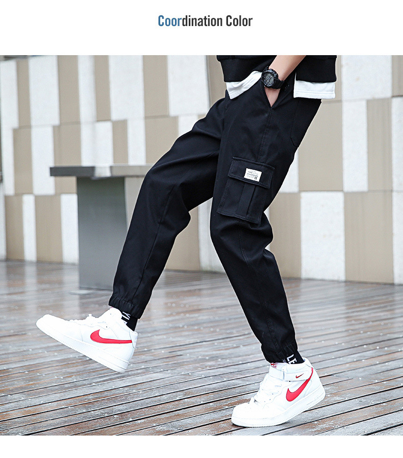 Overalls Men's 2022 Spring Thickened New Men's Fashionable Loose Casual Pants Large Size Cropped Pants Fleece-Lined Pants Men's Overalls Men's 2022 Spring Thickened New Men's Fashionable Loose Casual Pants Large Size Cropped Pants Fleece-Lined Pants Men's