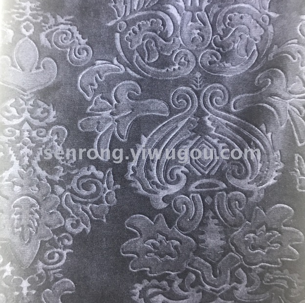 Silver fox flat flat embossed pants autumn warm pants Qiu pants