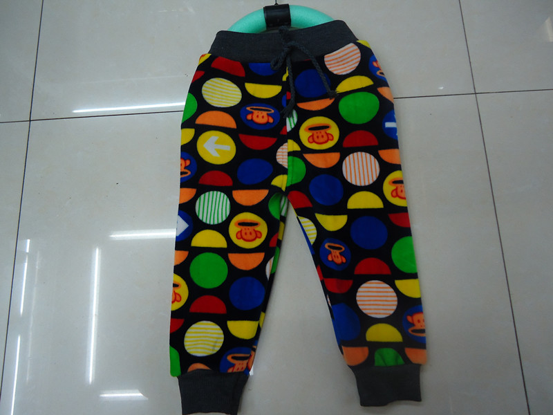 Children warm pants pattern