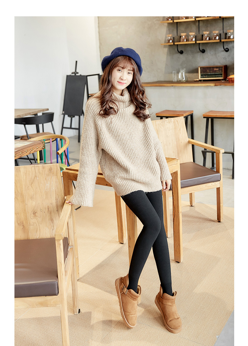 Warm and plush vertical thread cotton trousers play underwear warm pants