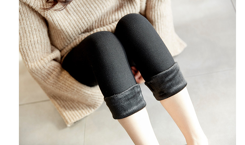 Warm and plush vertical thread cotton trousers play underwear warm pants