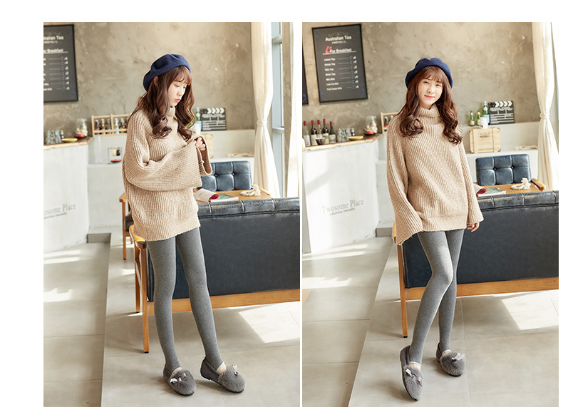 Warm and plush vertical thread cotton trousers play underwear warm pants