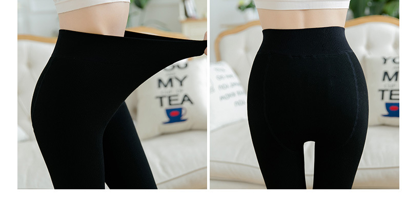 Warm and plush vertical thread cotton trousers play underwear warm pants
