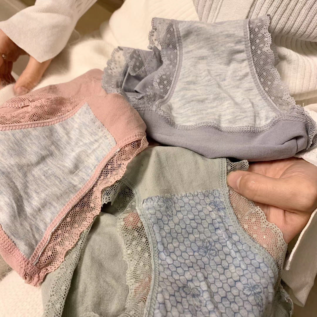 Autumn and Winter New Warm Pants Graphene Underwear WeChat Hot-Selling Antibacterial Seamless Belly Contracting and Hip Lifting Warm Palace Briefs
