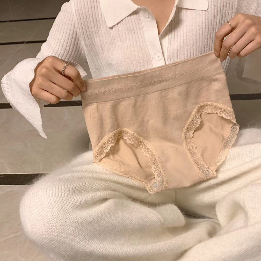 Autumn and Winter New Warm Pants Graphene Underwear WeChat Hot-Selling Antibacterial Seamless Belly Contracting and Hip Lifting Warm Palace Briefs