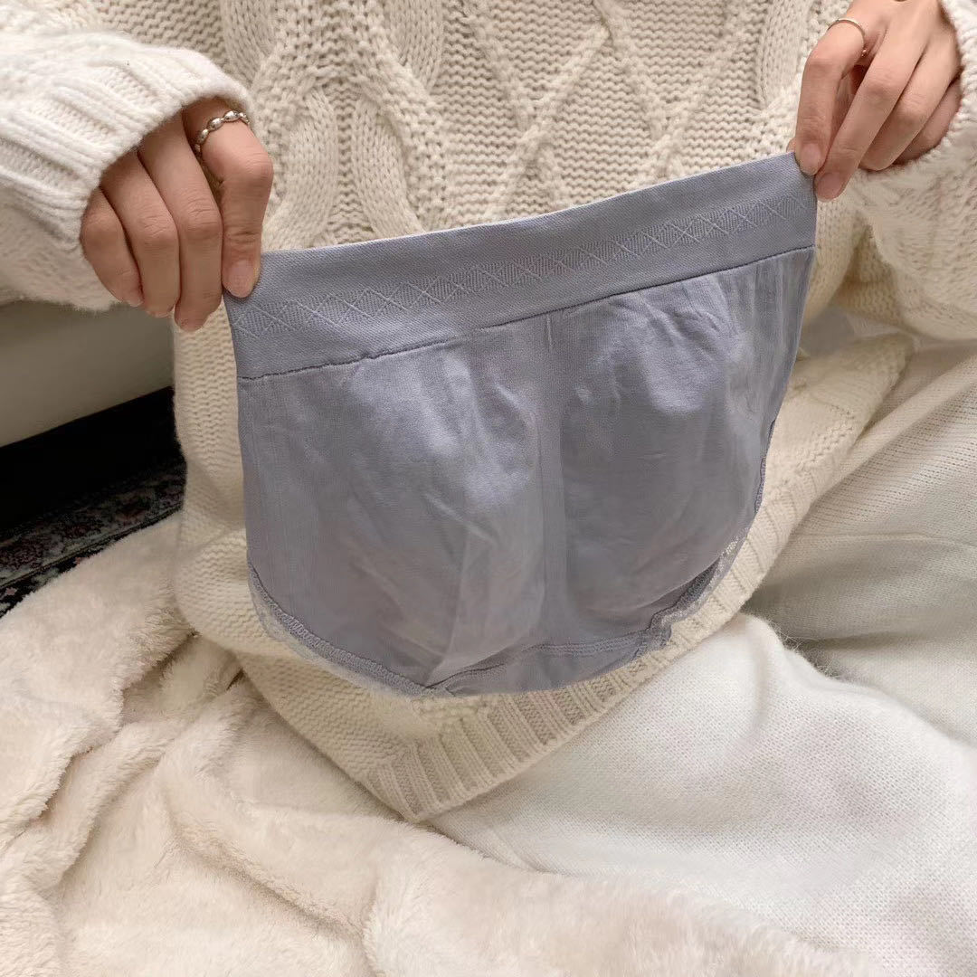 Autumn and Winter New Warm Pants Graphene Underwear WeChat Hot-Selling Antibacterial Seamless Belly Contracting and Hip Lifting Warm Palace Briefs