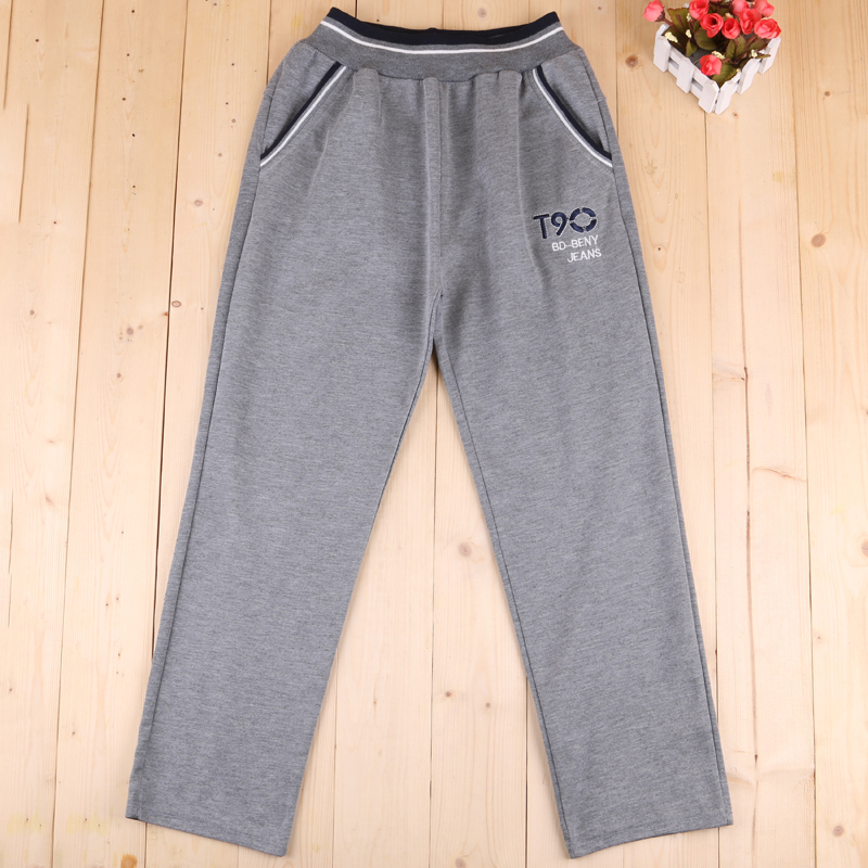 2017 new autumn and winter children&#039;s sweat pants warm pants plus velvet trousers