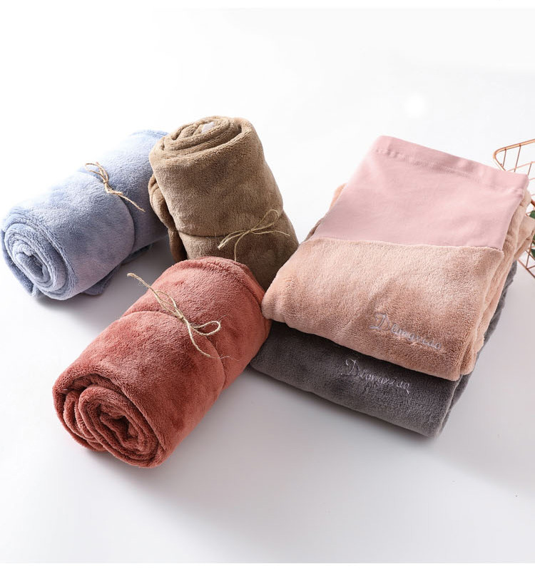 Warm Pants for Pregnant Women Winter Suit Fleece-Lined Thick Leggings Outer Wear Female Online Influencer Maternity Clothes Autumn and Winter Suit