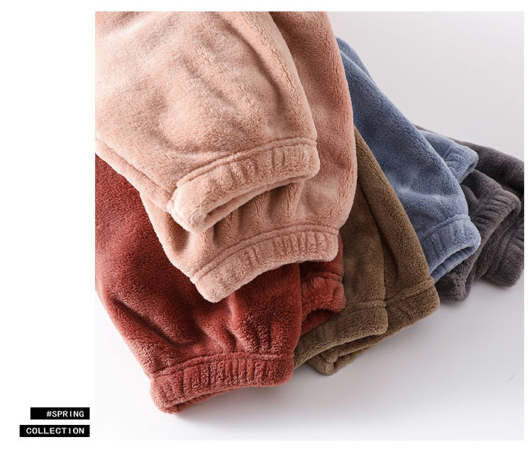 Warm Pants for Pregnant Women Winter Suit Fleece-Lined Thick Leggings Outer Wear Female Online Influencer Maternity Clothes Autumn and Winter Suit