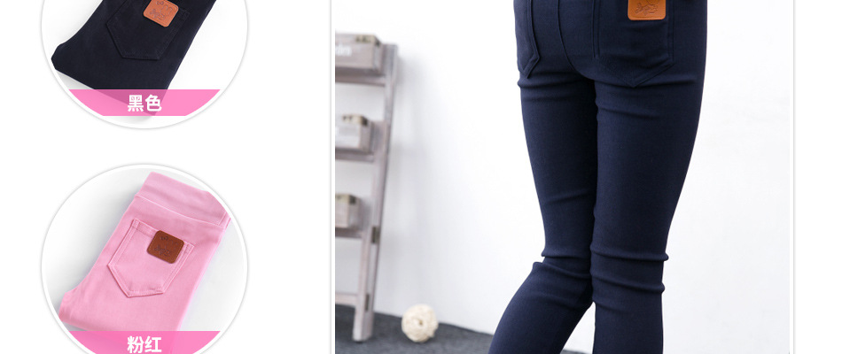 New Children's Clothing Children's Skinny Pencil Pants Baby Girl's Leggings Ultra-Stretch Crawler