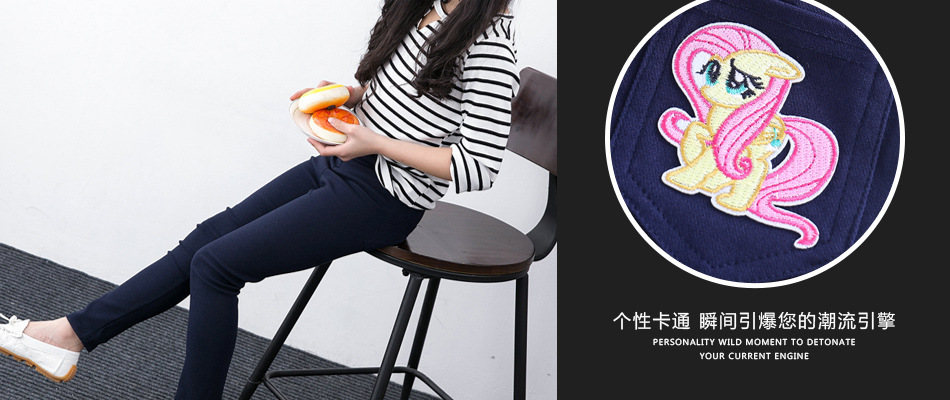 New Children's Clothing Children's Skinny Pencil Pants Baby Girl's Leggings Ultra-Stretch Crawler