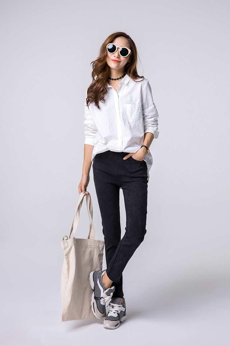 New Style Pencil Pants Women's Korean-Style Bamboo Woven Pencil Pants Pencil Pants Yiwu Leggings