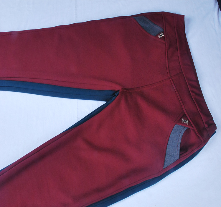 Bamboo charcoal in elderly leisure trousers jeans four pocket size pencil pants Leggings Bamboo charcoal in elderly leisure trousers jeans four pocket size pencil pants Leggings