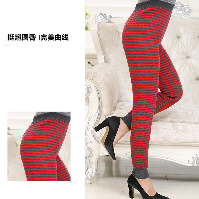 Fleece Warm Pants Women's Leggings Oversized Cotton Pants Winter Middle-Aged and Elderly Thermal Underwear Stall Supply Autumn Clothes Long Pants