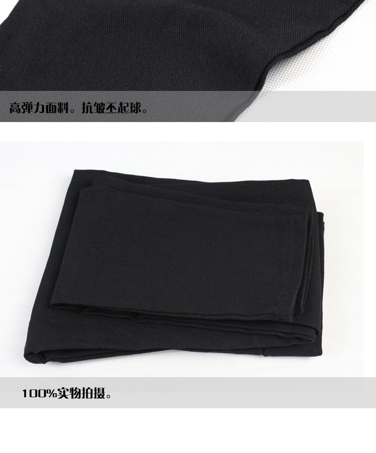 Korean Style Slim Fit Slimming High Waist Double Breasted Button Tappered Pencil Pants Leggings Women's Pants