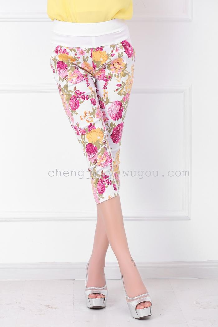 New stretch high-waisted AB pants for women's summer thin leggings skinny pencil pants New stretch high-waisted AB pants for women's summer thin leggings skinny pencil pants