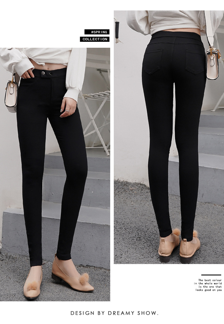 Magical Leggings Women's Pants Outer Wear plus-Sized plus Size Spring and Autumn New Black Trousers Tappered Pencil Pants Magical Leggings Women's Pants Outer Wear plus-Sized plus Size Spring and Autumn New Black Trousers Tappered Pencil Pants